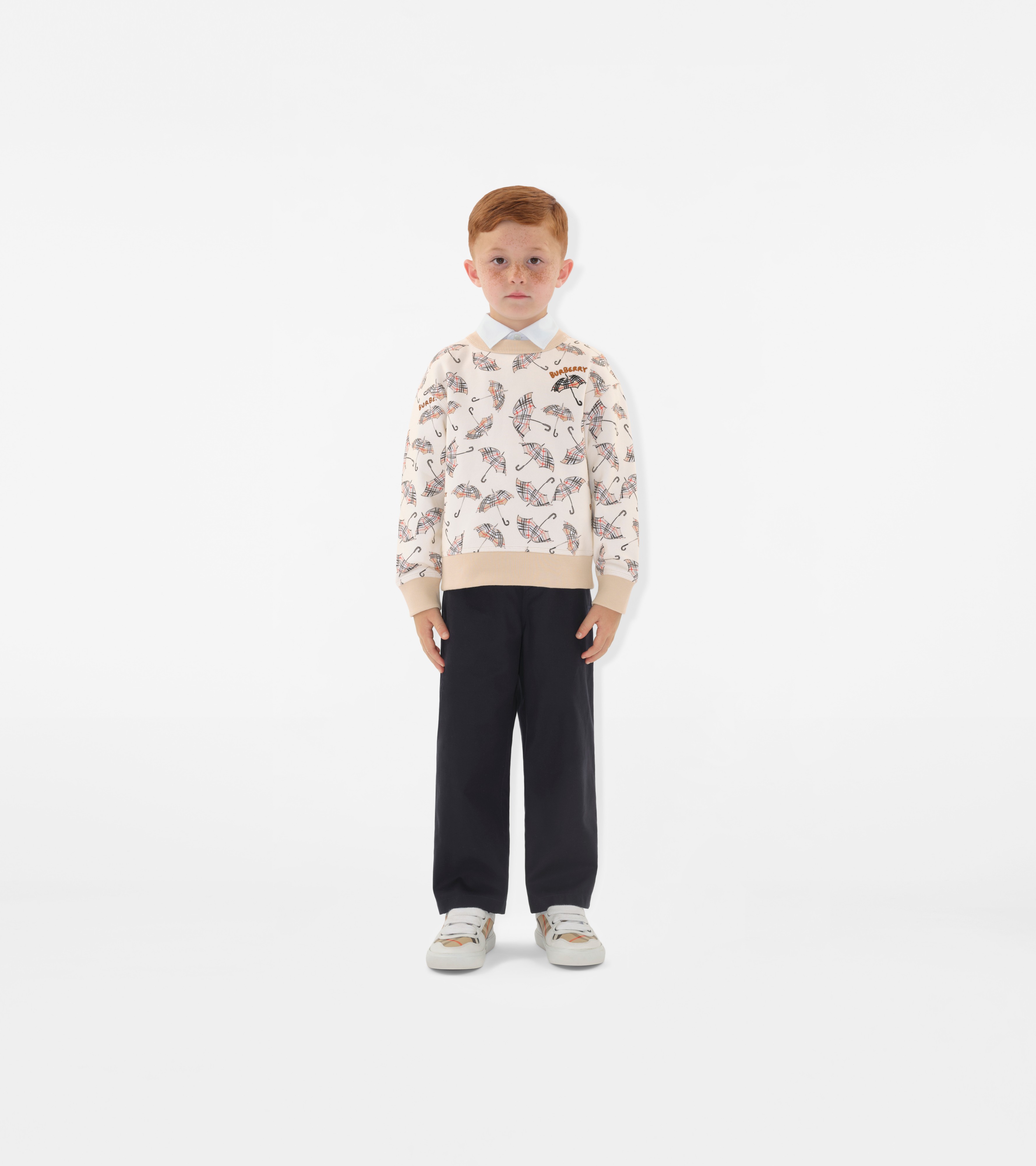 Cotton Blend Trousers