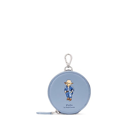 Polo Bear Leather Coin Pouch