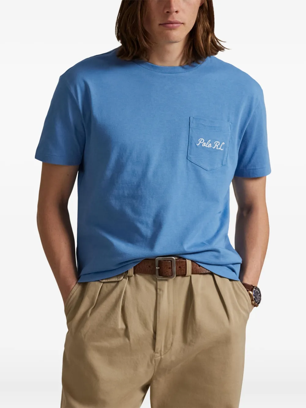 Polo Ralph Lauren Sscncmslm12 Short Sleeve T Shirt 26/1 Jersey T Shirt, view 3