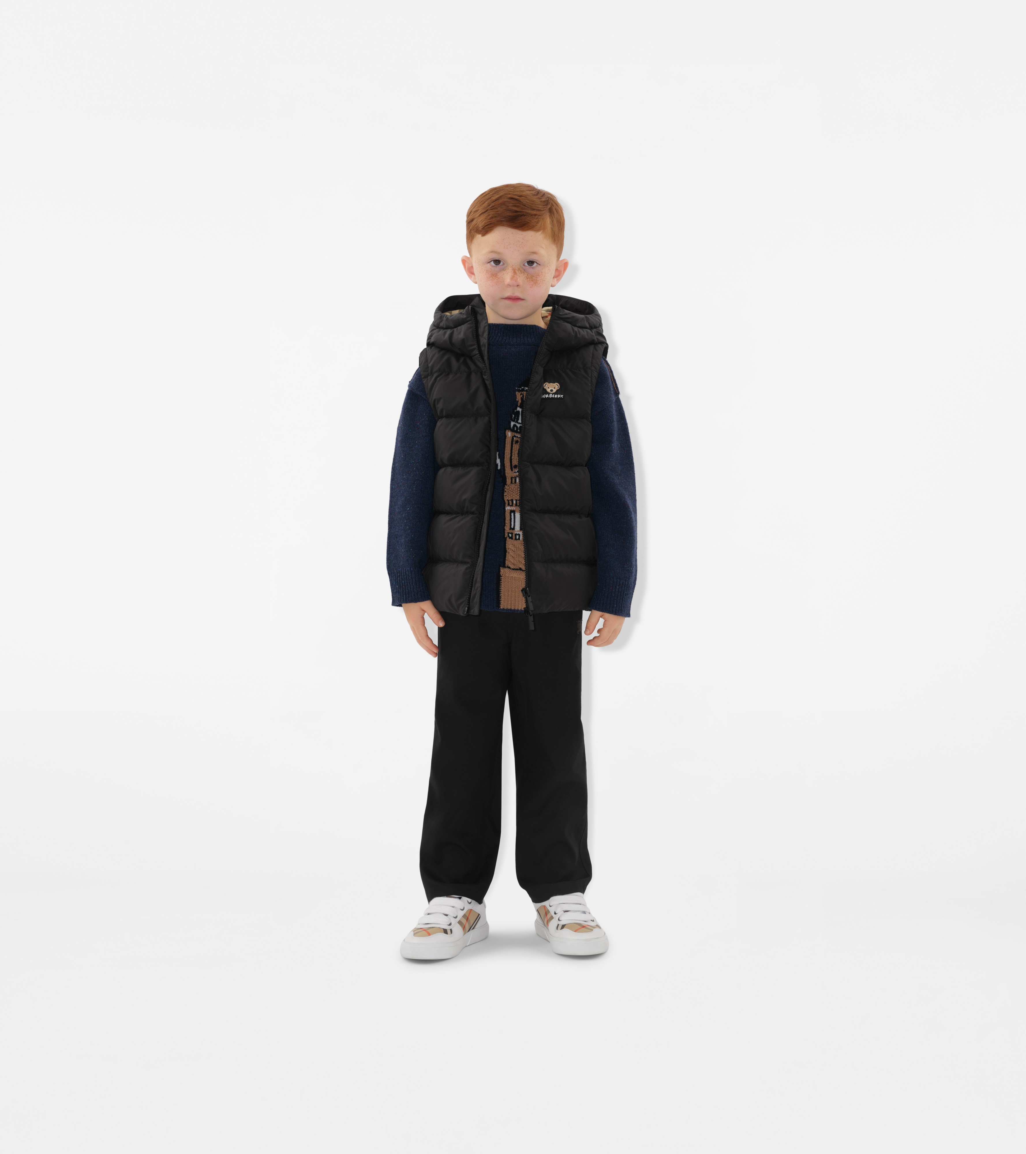 Nylon Hooded Puffer Gilet