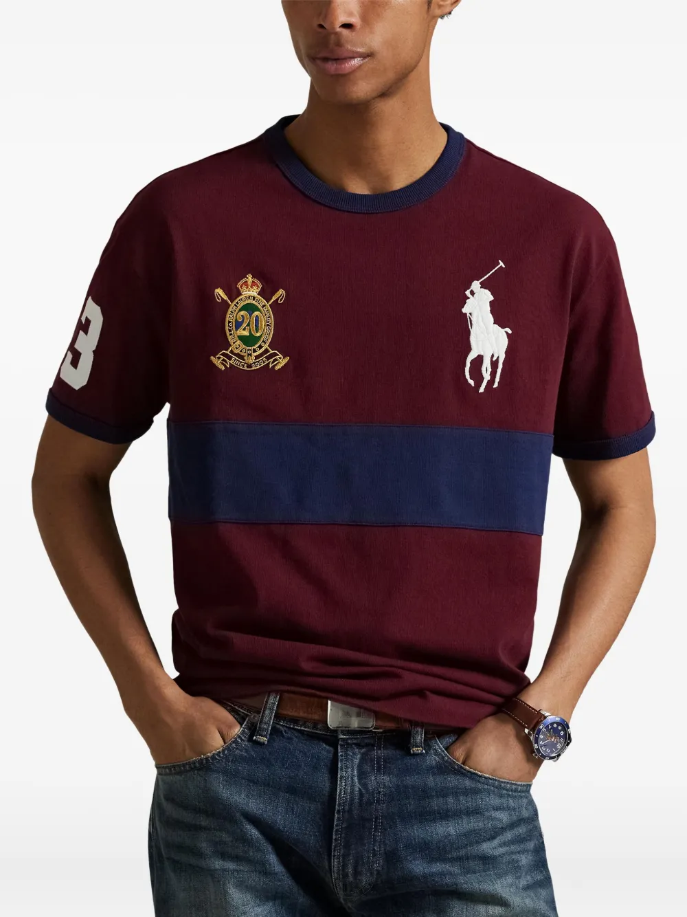 Polo Ralph Lauren Ssrngrtcmm30 Short Sleeve T Shirt Hvy Wt Jersey T Shirt, view 3