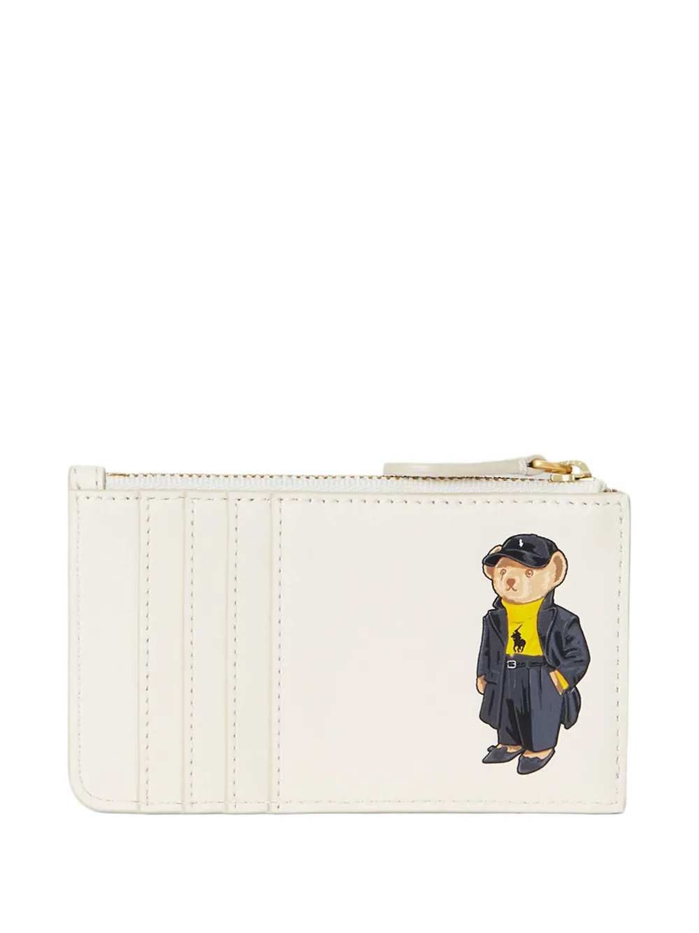 Polo Ralph Lauren Pply Zp C Card Case Small Pp Holiday Bear Card Holder