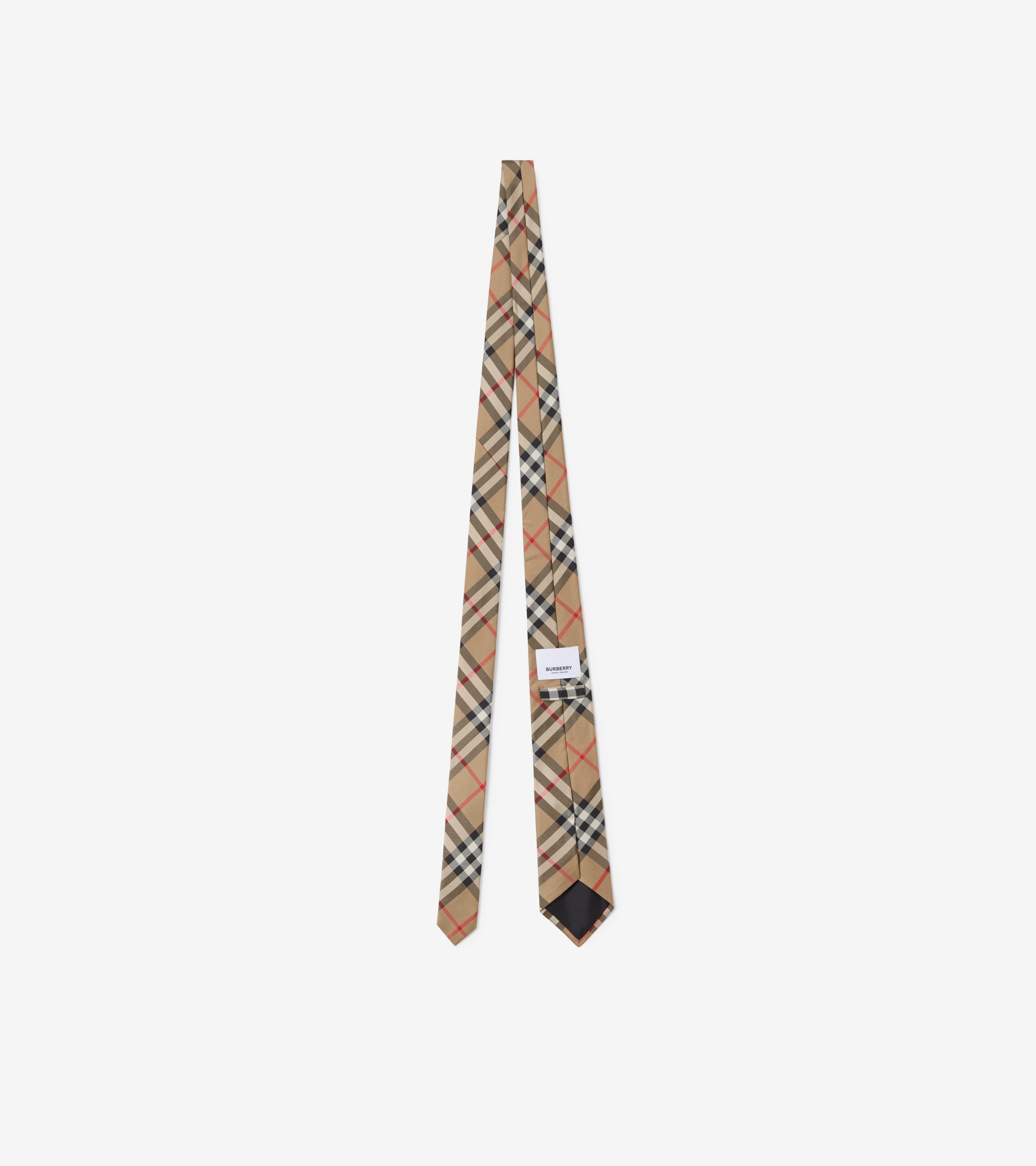 Check Silk Tie