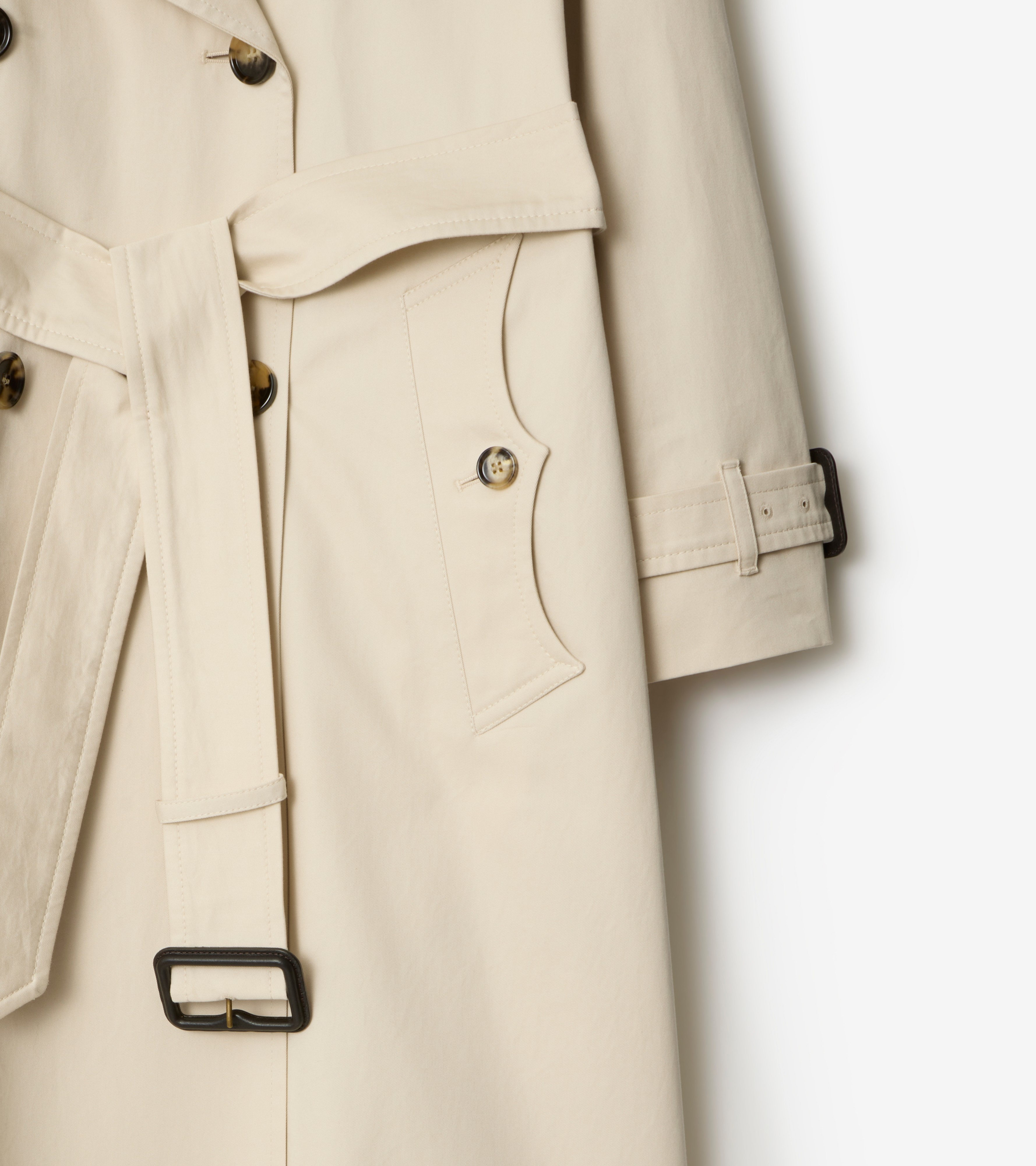 Long Gabardine Fitzrovia Trench Coat, view 5