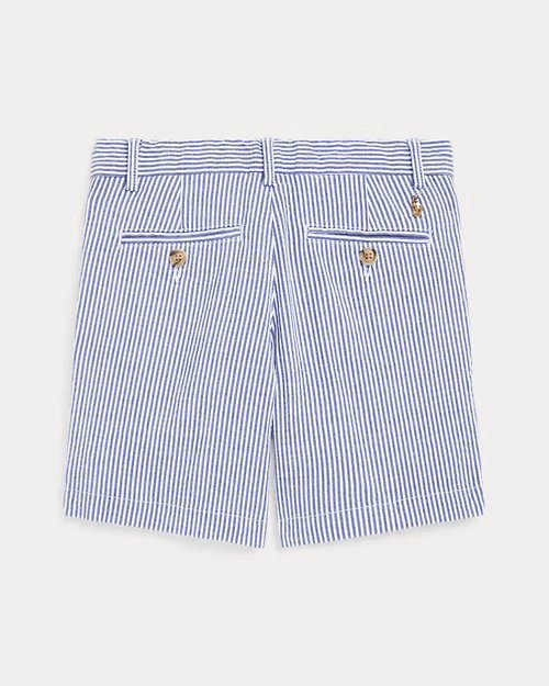 Stretch Cotton Seersucker Short, view 3