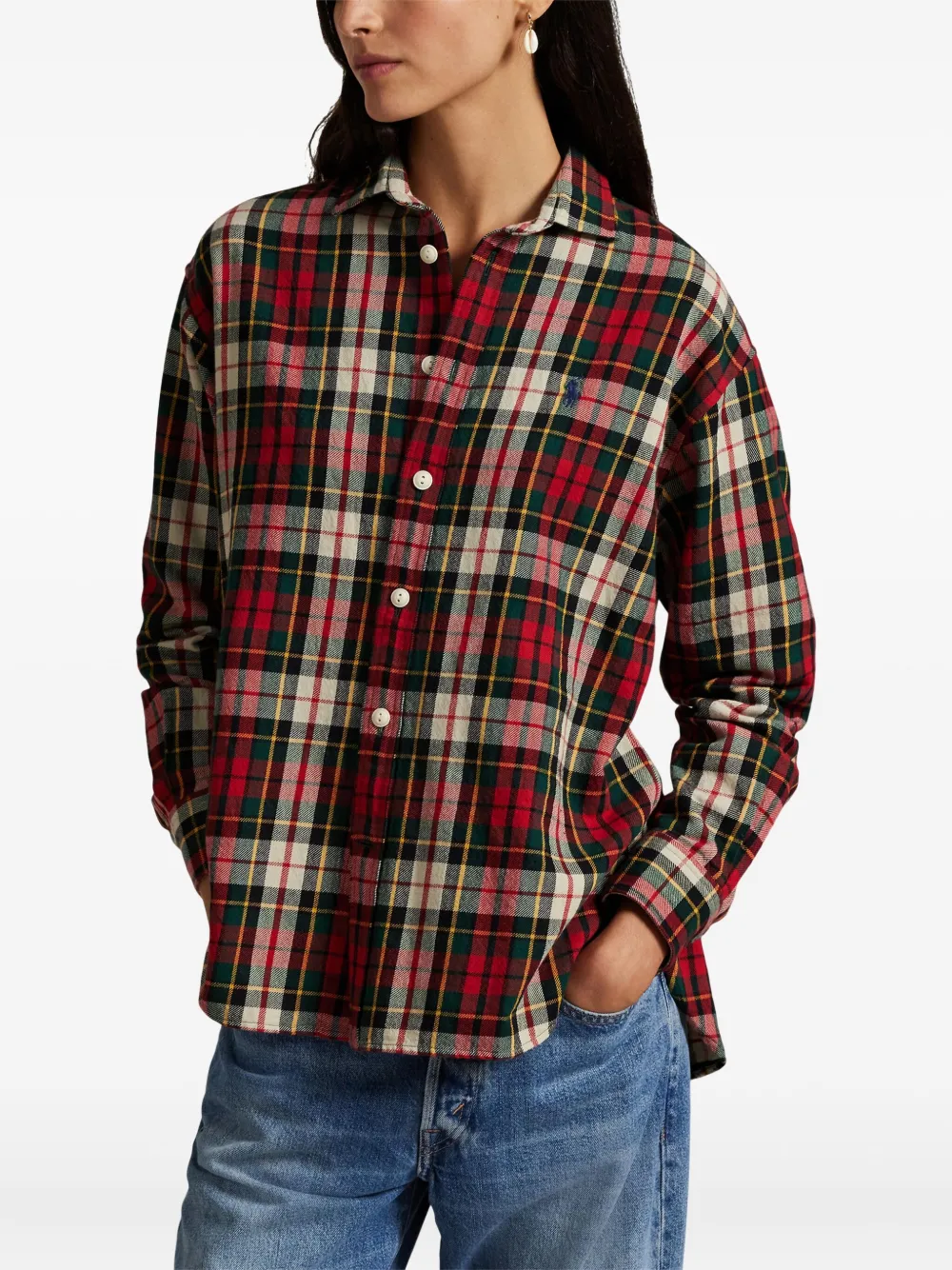 Polo Ralph Lauren Woven Sport Shirt Shirt 10/1 Md Wt Ctn Twll Shirt