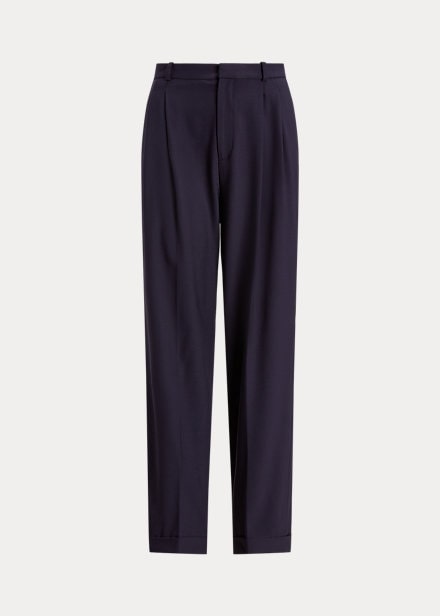 Polo Ralph Lauren Wool-Blend Wide-Leg Trouser