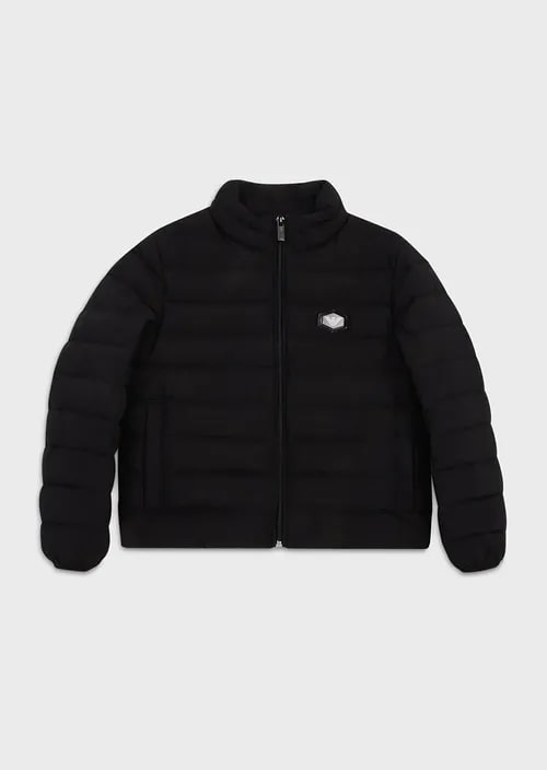 Kids Quilted-Nylon Puffer Jacket With Recycled Down And Full-Length Zip