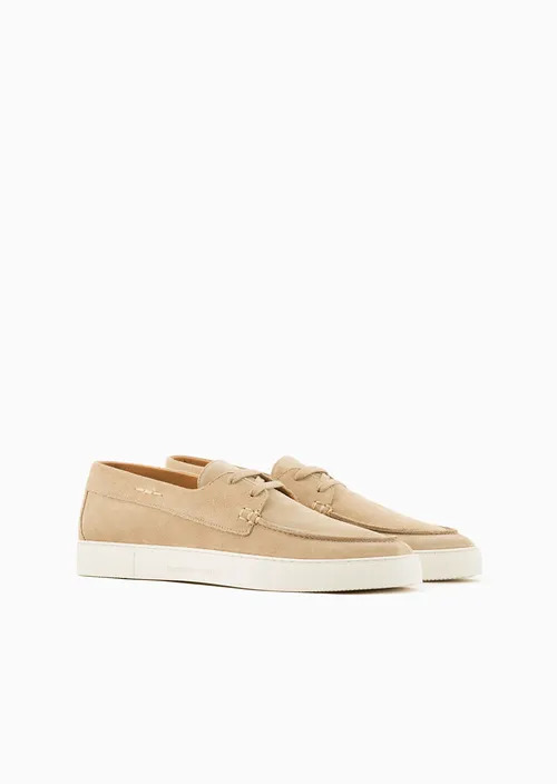 Crust Leather Boat Shoes, view 2