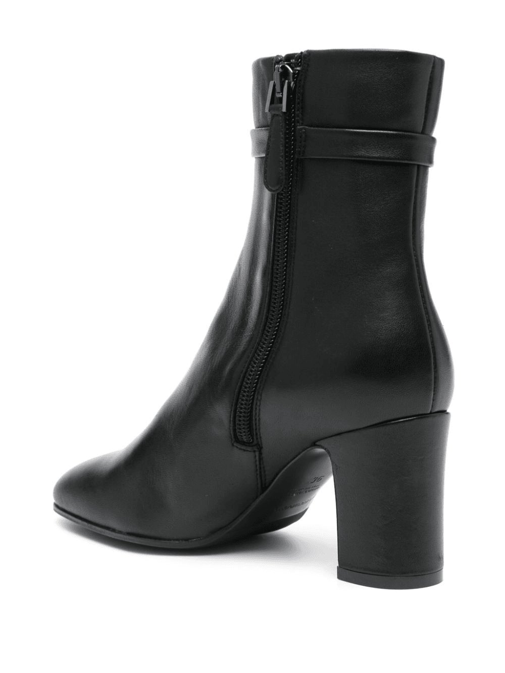 logo-plaque ankle boots, view 3