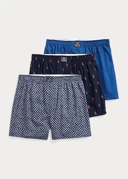 Polo Ralph Lauren Cotton Boxer 3-Pack