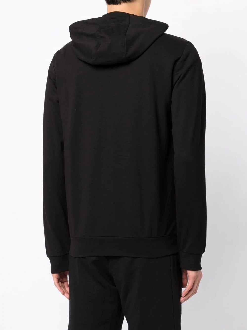 Ea7 Logo-Print Zipped Hoodie, view 3