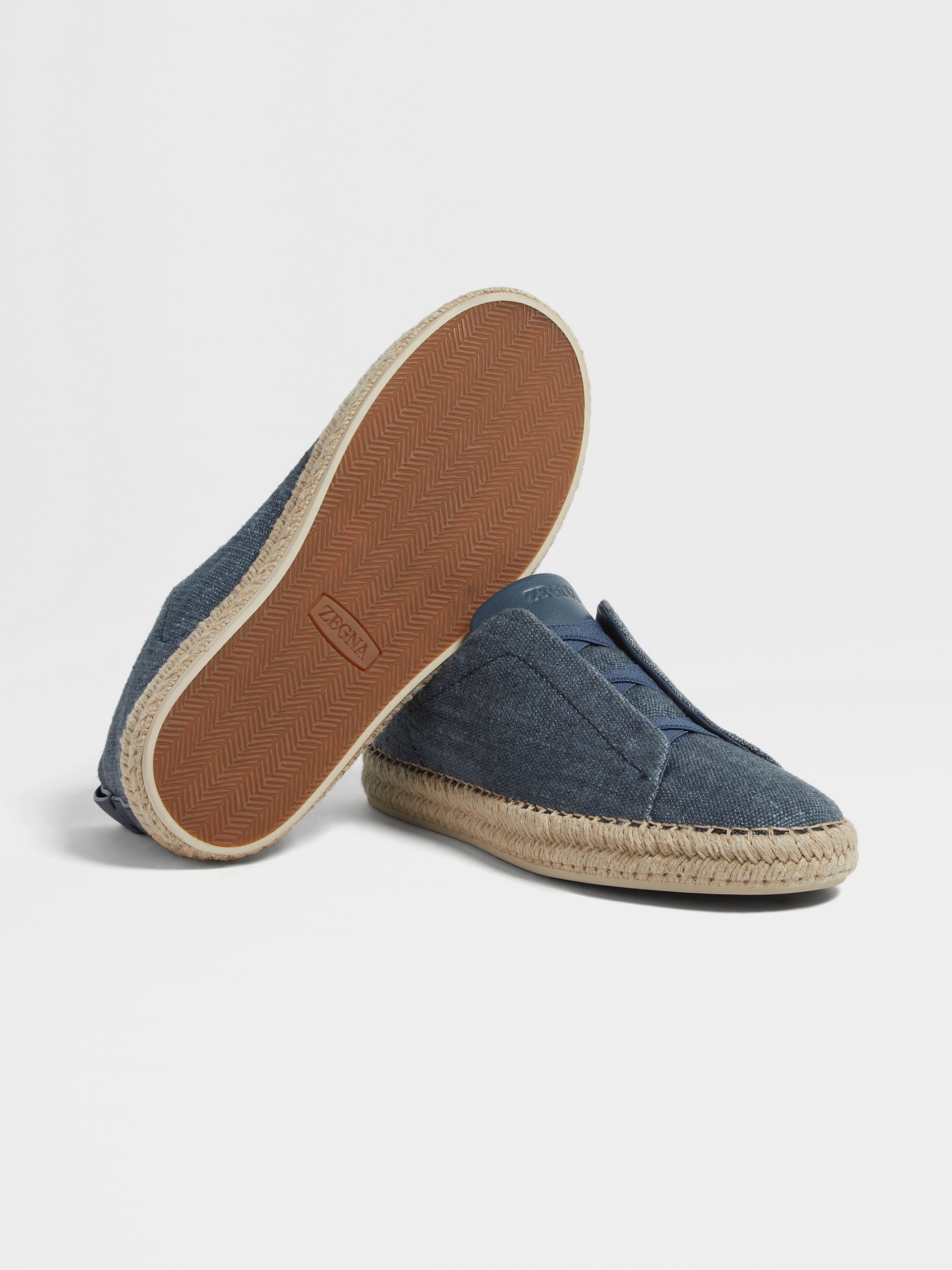 Linen Blend Triple Stitch™ Espadrilles, view 9