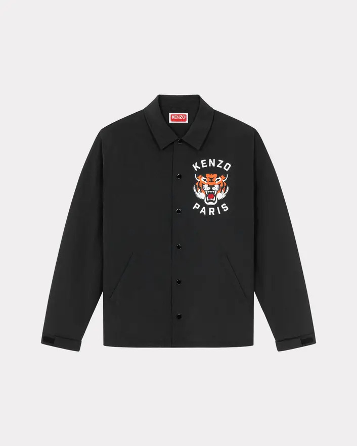 'Kenzo Lucky Tiger' Quilted Coach Jacket