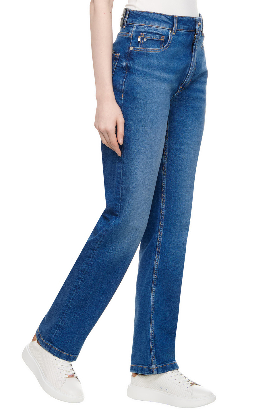 Stretch Cotton Jeans, view 2