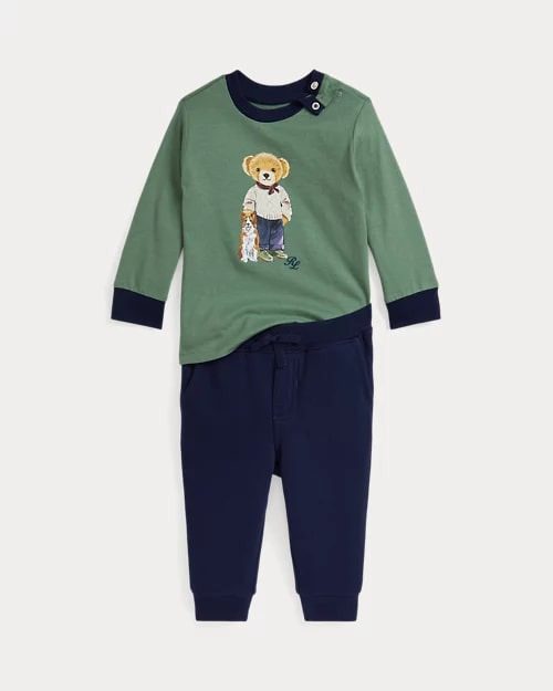 Polo Bear Jersey Tee & Fleece Trouser