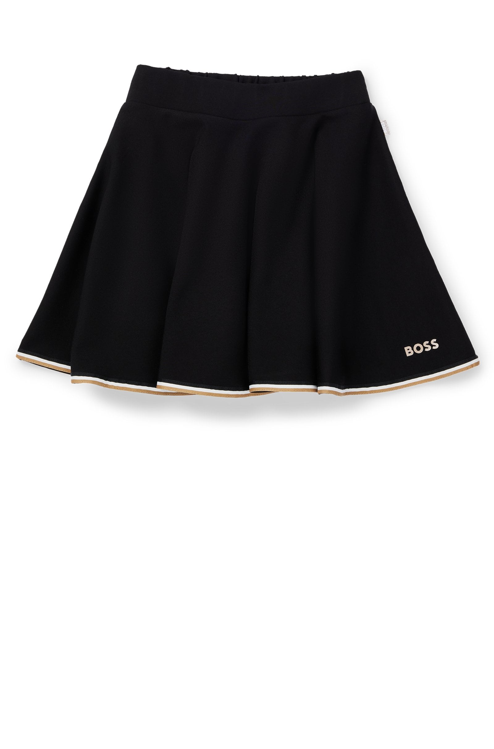 Kids Skater Skirt With Logo Print