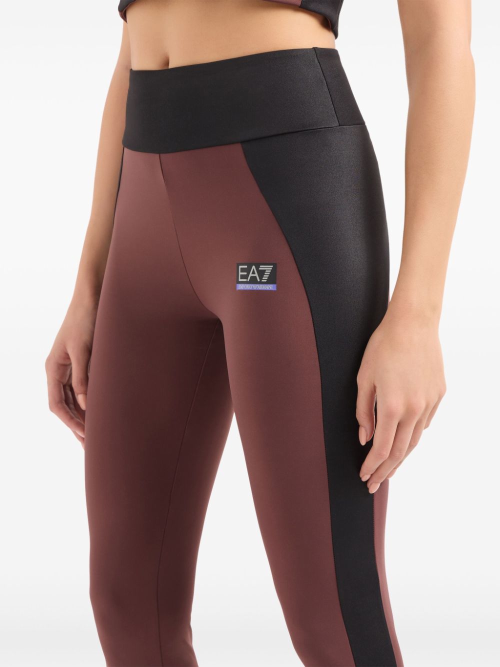 logo-print leggings, view 4