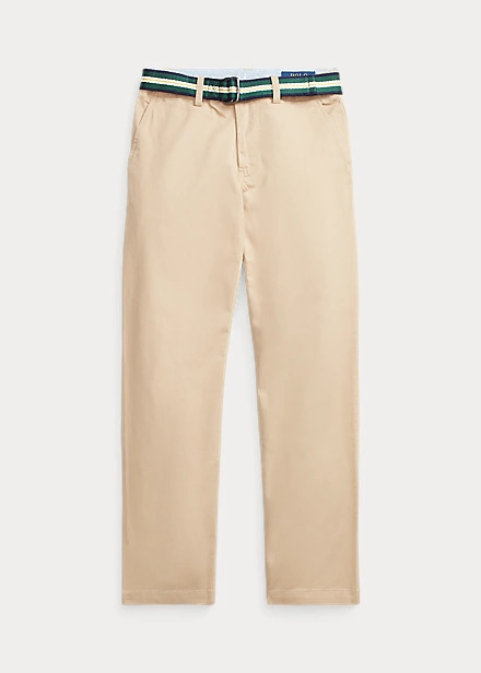 Polo Ralph Lauren Belted Slim Fit Stretch Twill Trouser