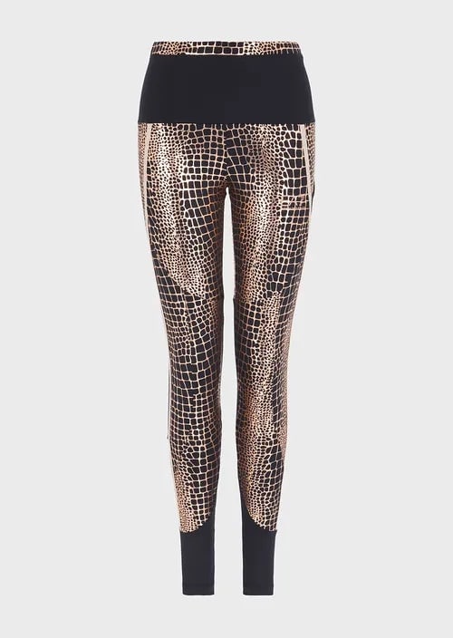 Ea7 Seamless Leggings In Ventus7 Technical Fabric