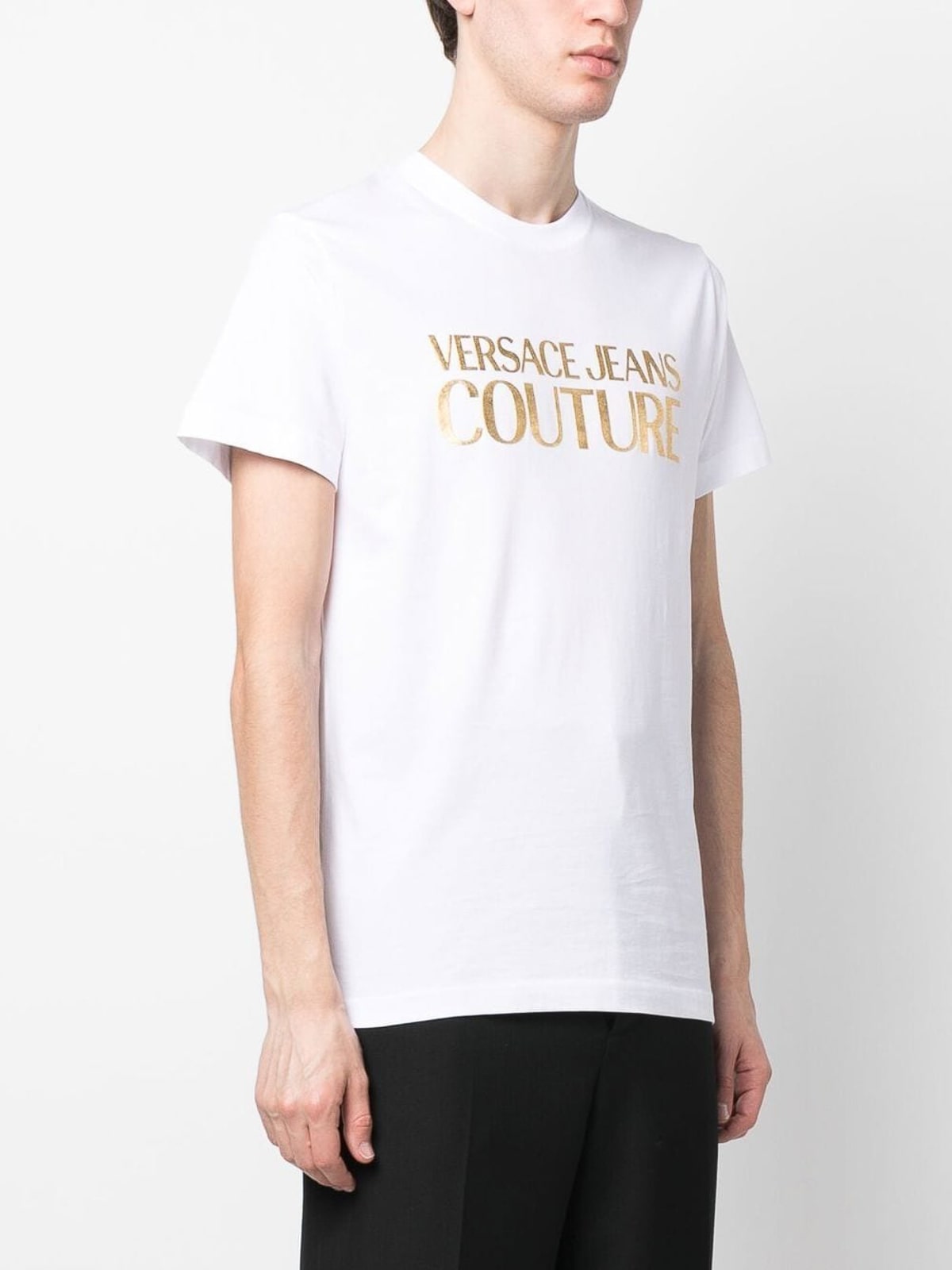 Logo Printed Cotton T-Shirt, view 2