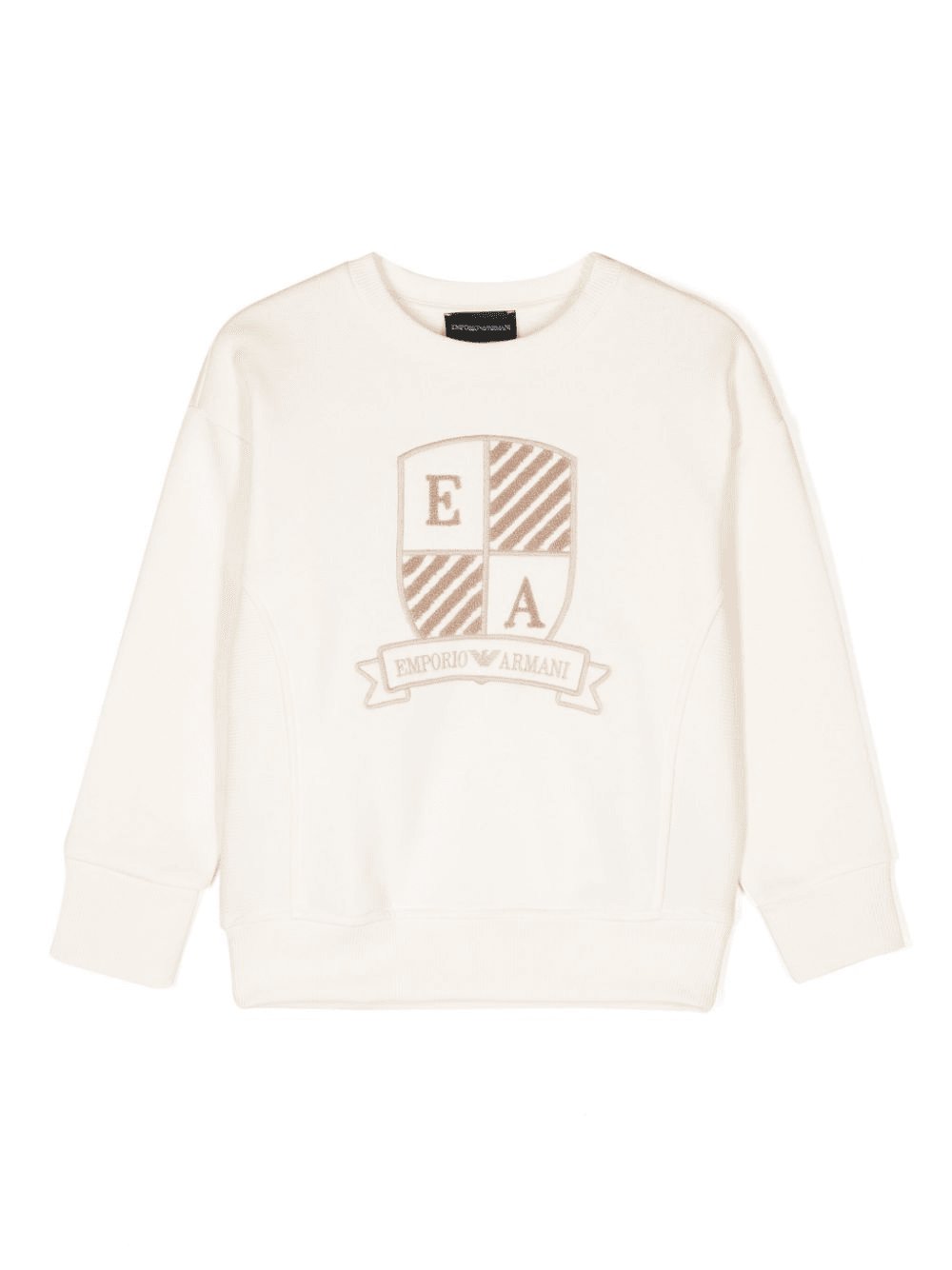 logo-embroidered jersey sweatshirt