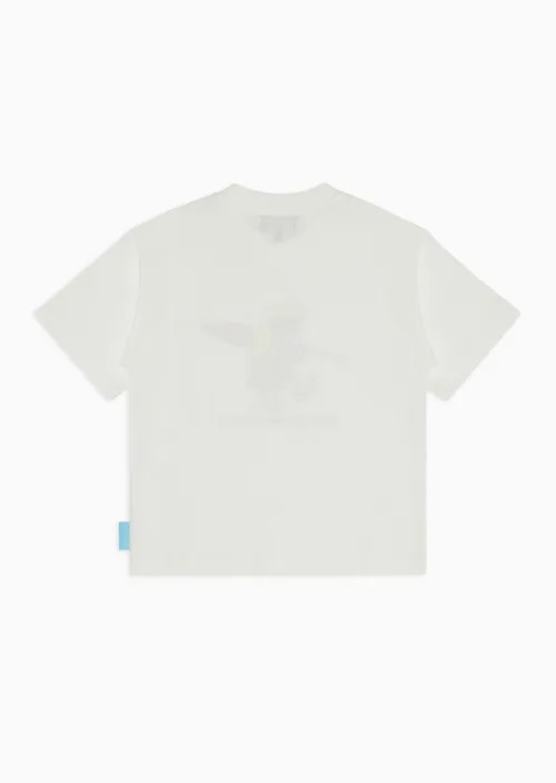 Kids Asv Organic Jersey T-Shirt With The Smurfs Print, view 2