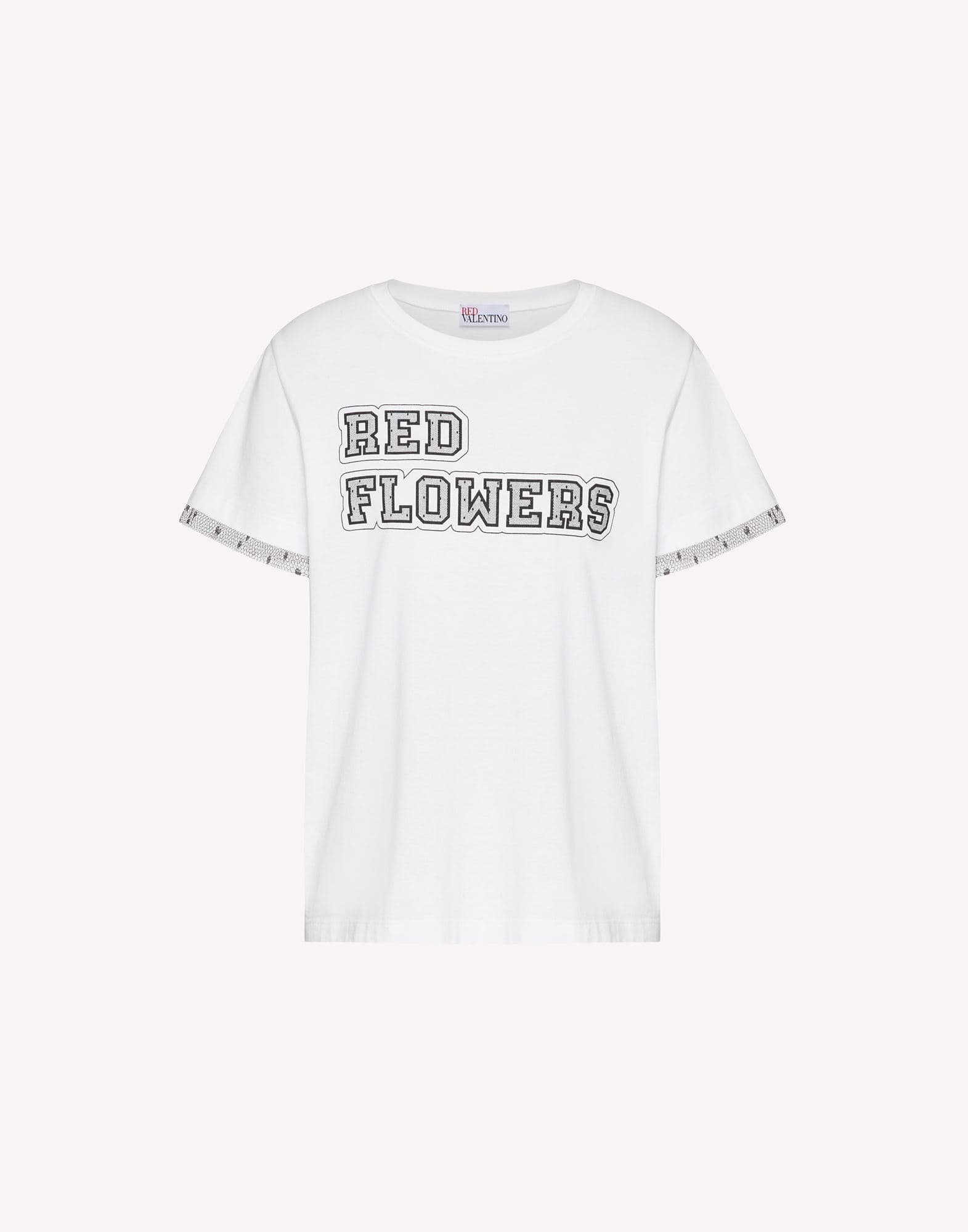 “Red Flowers” Print T-Shirt