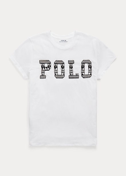 Polo Ralph Lauren Sequinned-Logo Jersey T-Shirt