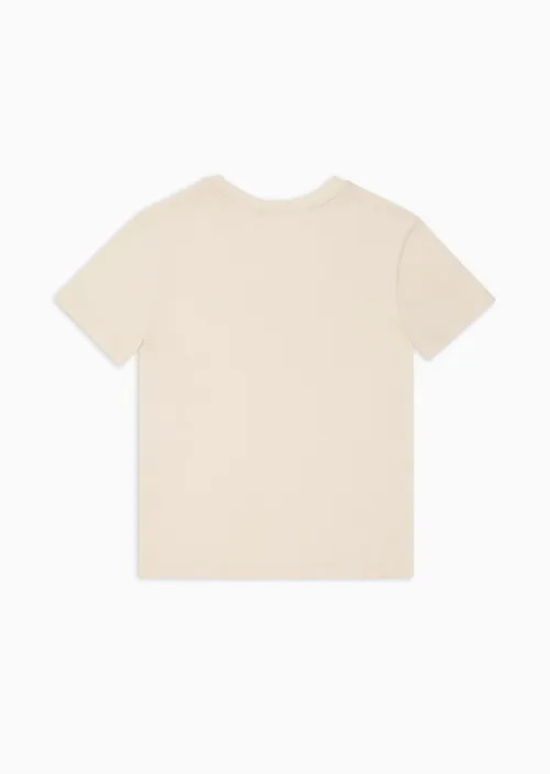 Kids Jersey T-Shirt With Oversized Rhinestone Eagle, view 2