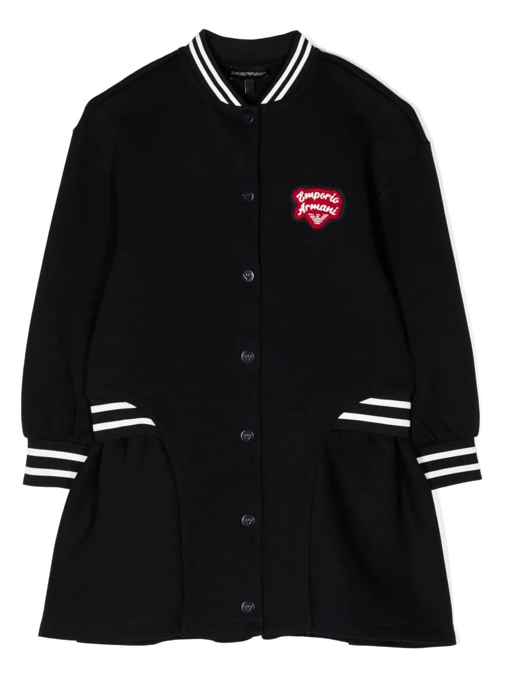 Kids Logo-Patch Cotton Dress
