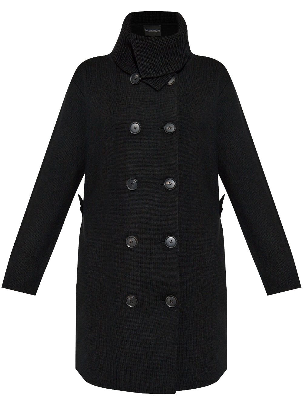 double-breasted wool coat