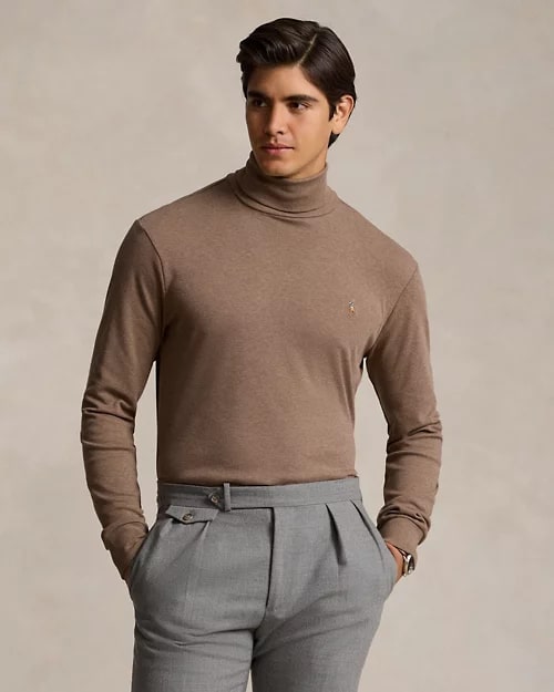 Soft Cotton Roll Neck