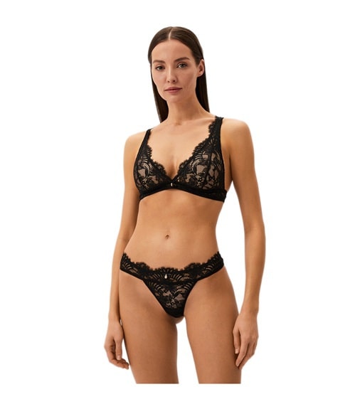 Bridal Asv Recycled Lace Bra And Thong Set