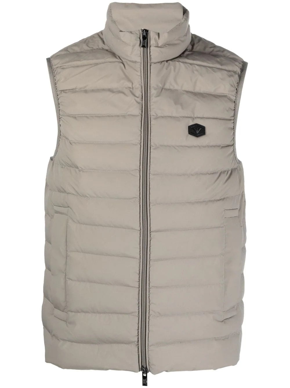 Quilted Sleeveless Nylon Down Jacket