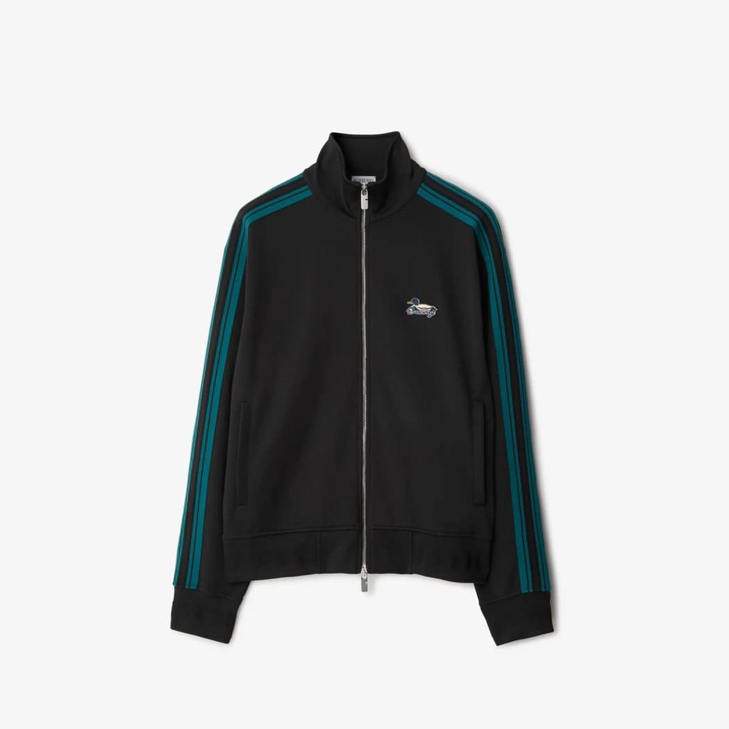 Striped Jersey Track Jacket