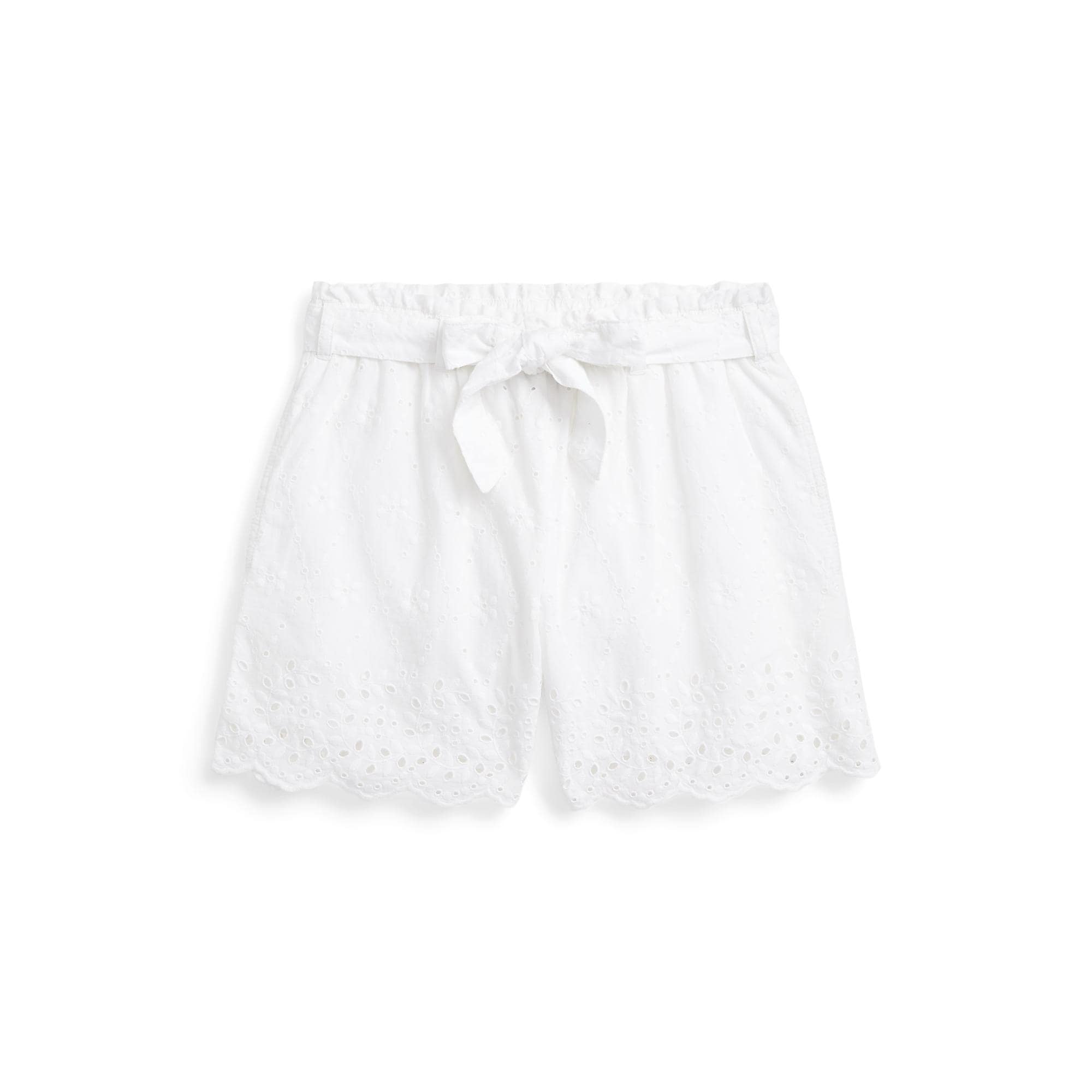 Eyelet-Embroidered Cotton Short