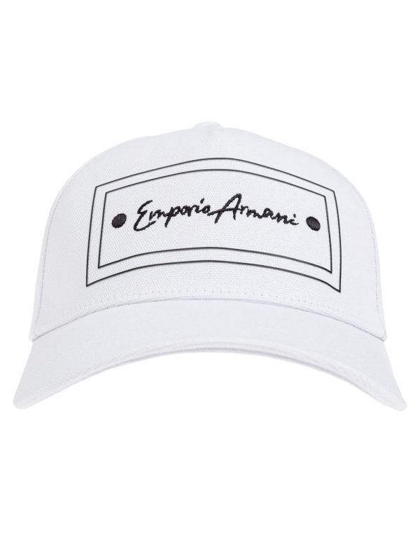 logo-embroidered cap