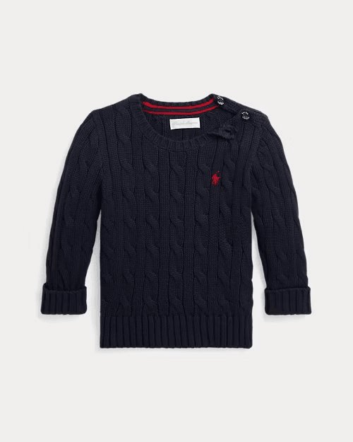 Cable-Knit Cotton Jumper