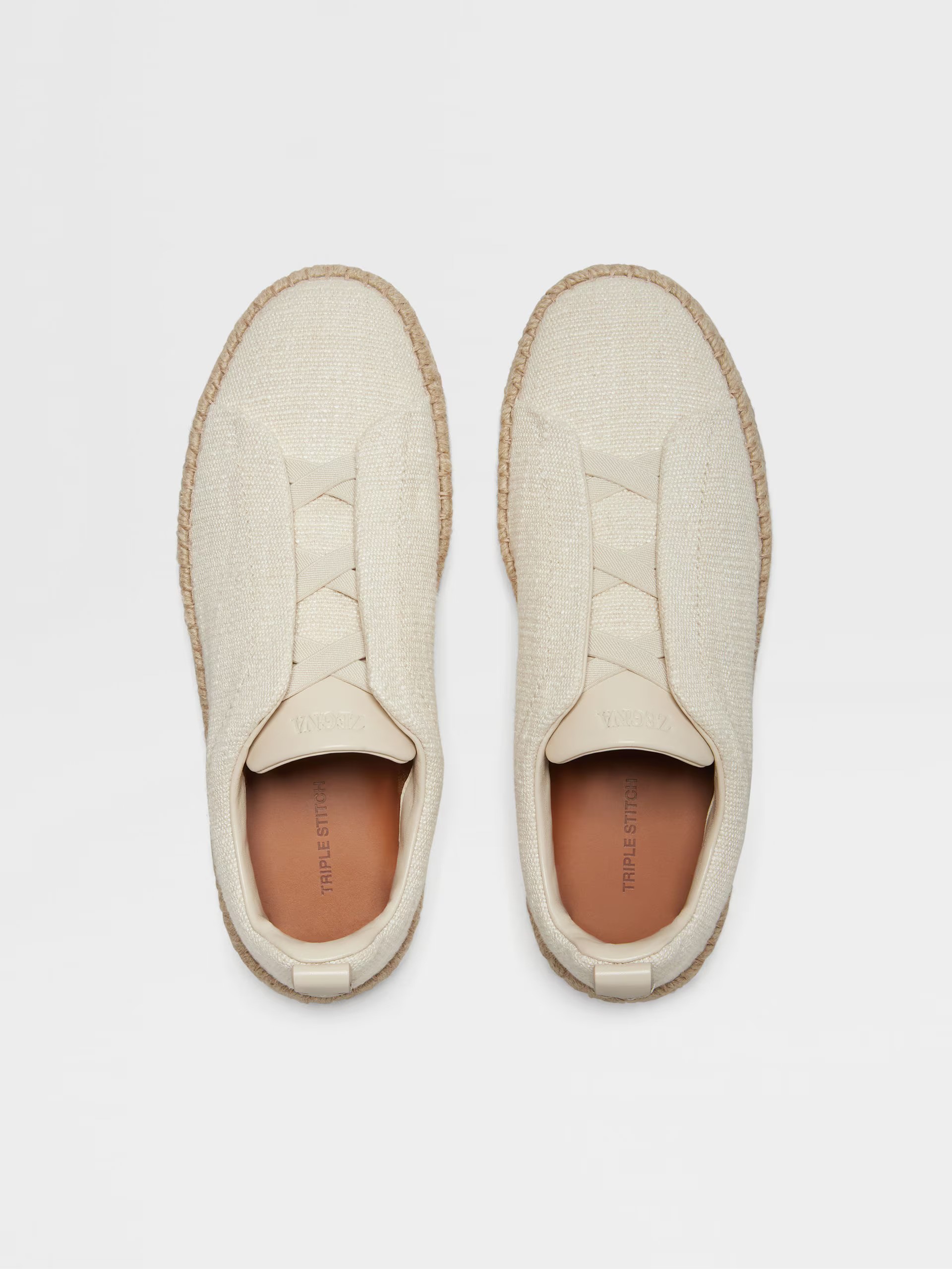 Linen Blend Triple Stitch™ Espadrilles, view 13