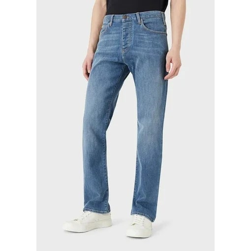 Jeans J21 regular fit in comfort denim twill washed