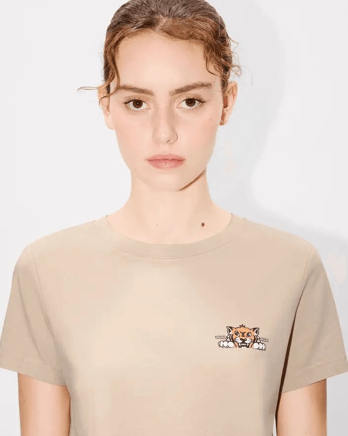 Happy Tiger' T-shirt in cotton, view 6