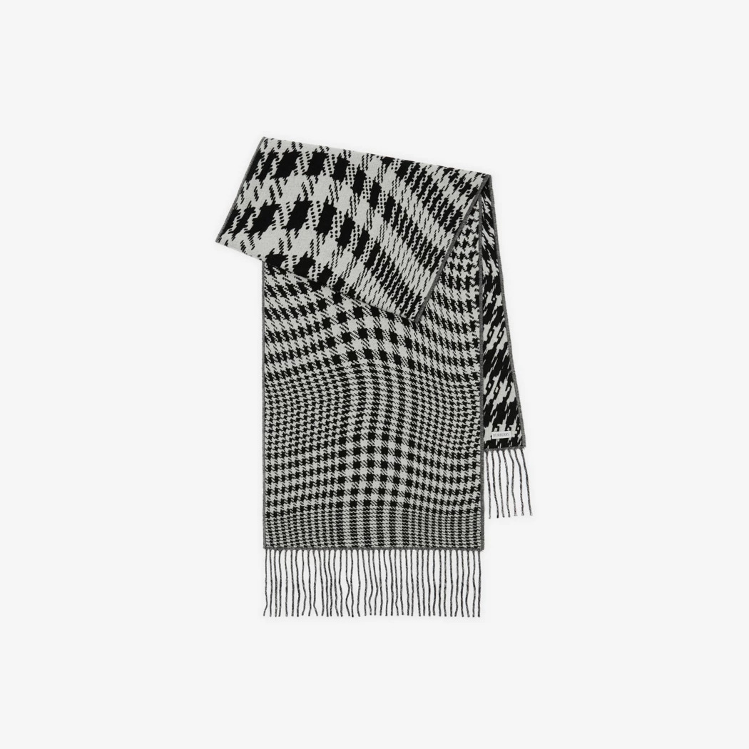 Warped Houndstooth Cashmere