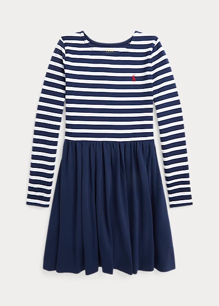 Polo Ralph Lauren Striped Stretch Ponte Dress