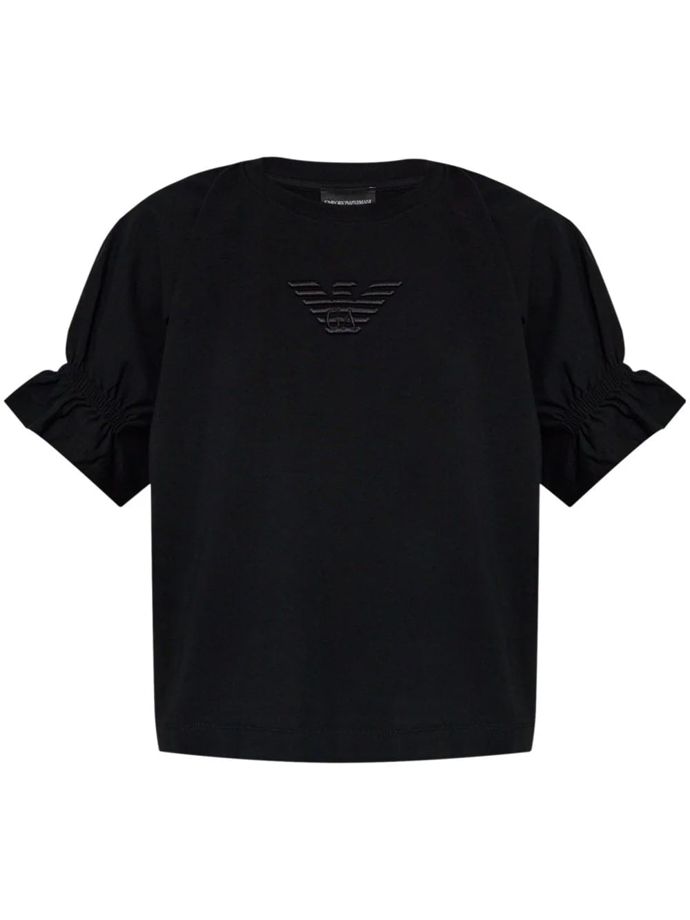 logo-embroidered cotton T-shirt
