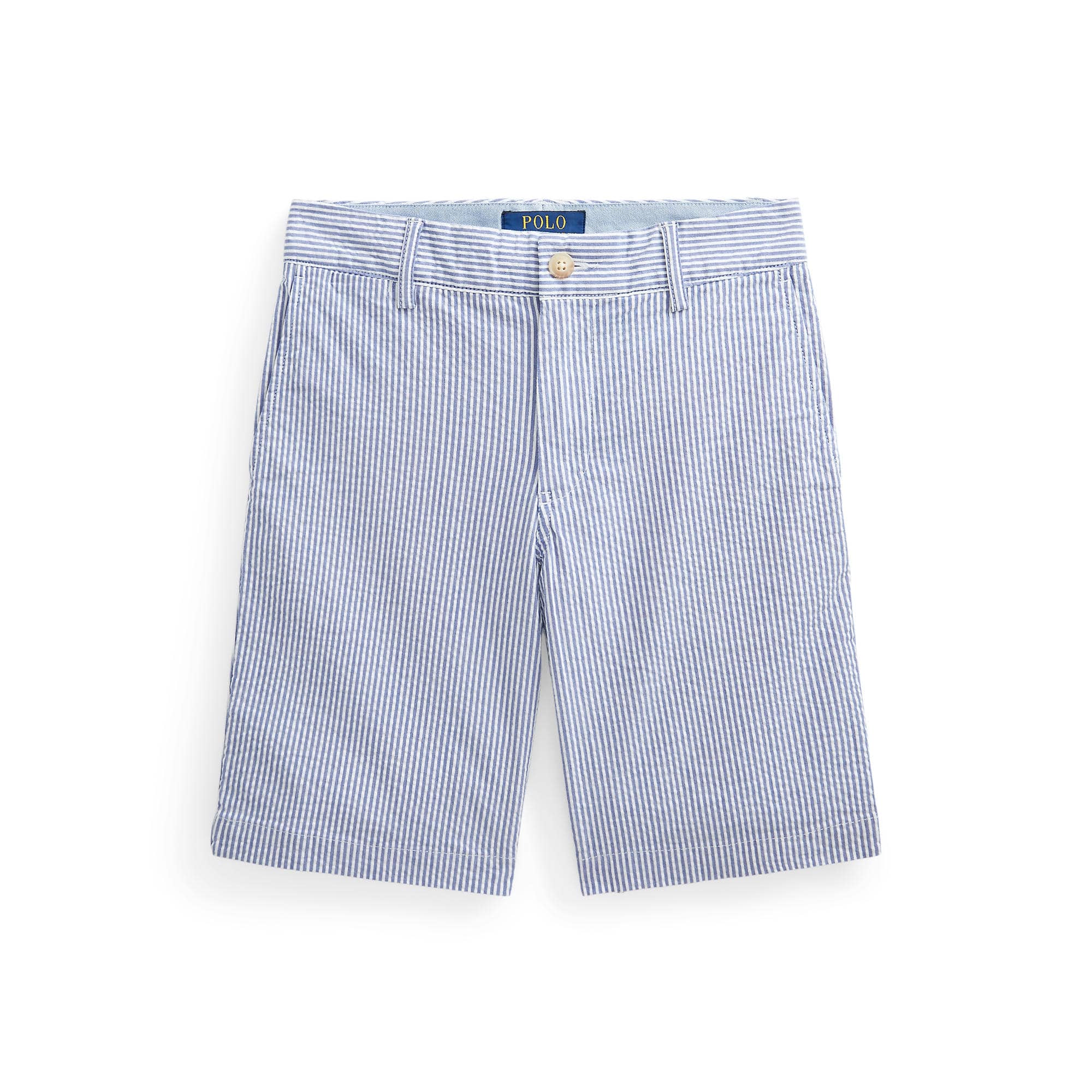 Straight Fit Stretch Seersucker Short