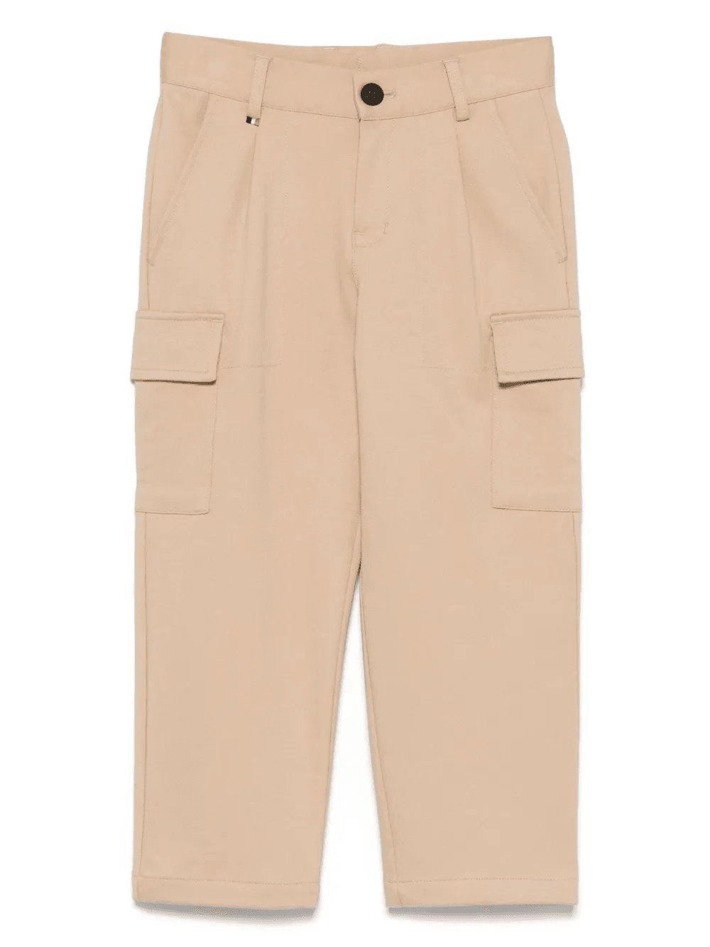 Kids' loose-fit cargo trousers in stretch fabric, view 6