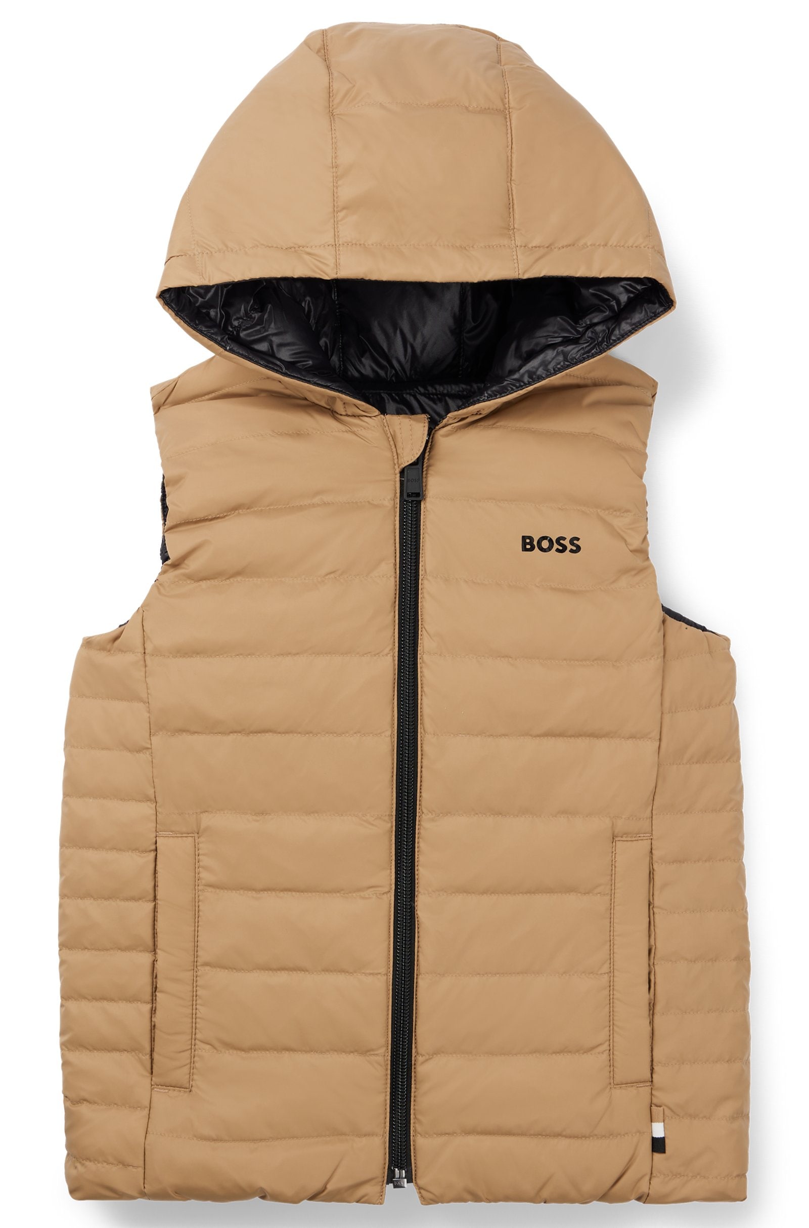 Kids Water-Repellent Reversible Padded Gilet