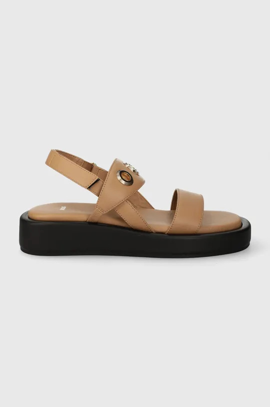 Scarlet Leather Sandals