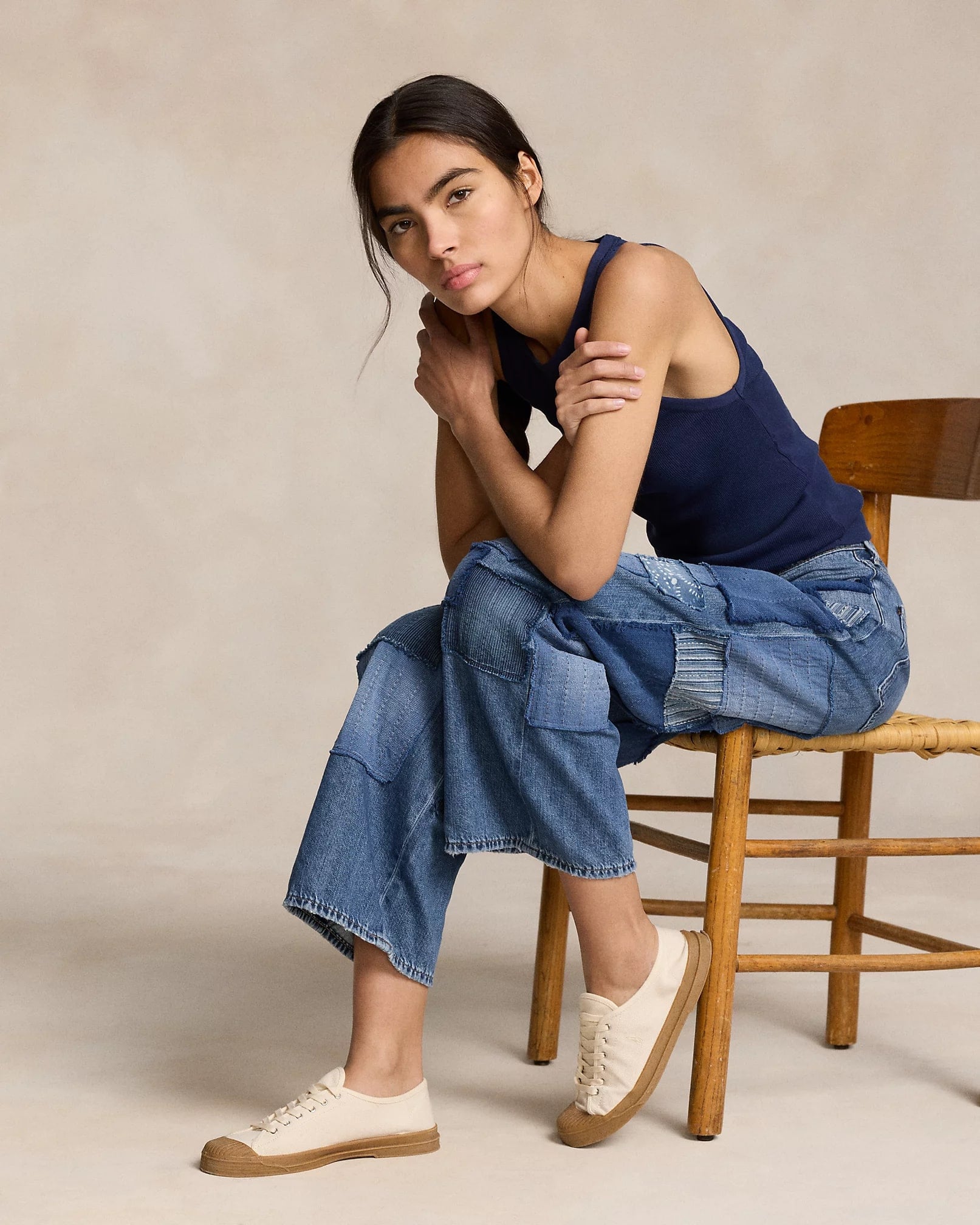 Polo Ralph Lauren High-Rise Wide-Leg Crop Jean
